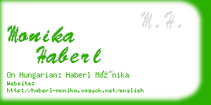 monika haberl business card